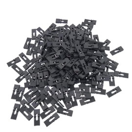 500pcs Black Mini Jumper with Handle 2.54 mm 2 Pin Header Spacing Shunt