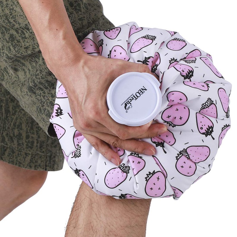 NeoTech Care Ice Bag, Screw Top Fillable, Reusable (Bananas Design,