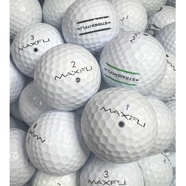 Golf Ball House…24 White Golf Balls for Max-FLI/Near Mint (AAAA) / Used-Recycled w/Mesh Bag