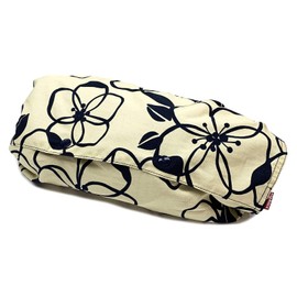 Nippon ETEX Folding Carrier Cover, Reversible Ergo Compatible, Flower Navy, 0 Months - 01-129