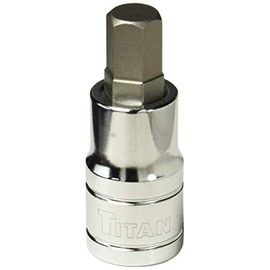 Titan 15611 1/2-Inch Drive x 11mm Hex Bit Socket
