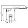 KNIGHTSBRIDGE 230V IP65 GU10 IC Fire-Rated Shower Downlight Chrome, Metal