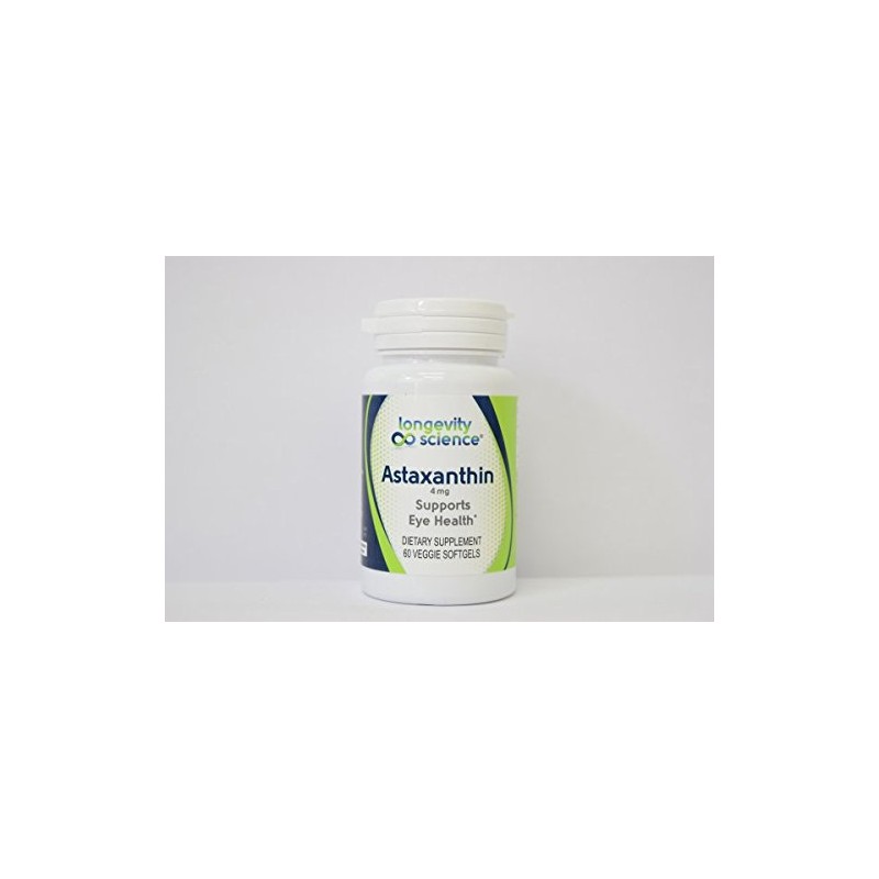 Longevity Science Astaxanthin 4 mg 60 Count