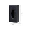 DRDGL Rectangular PU Leather Tissue Box Cover Holder, Minimalistic, Elegant