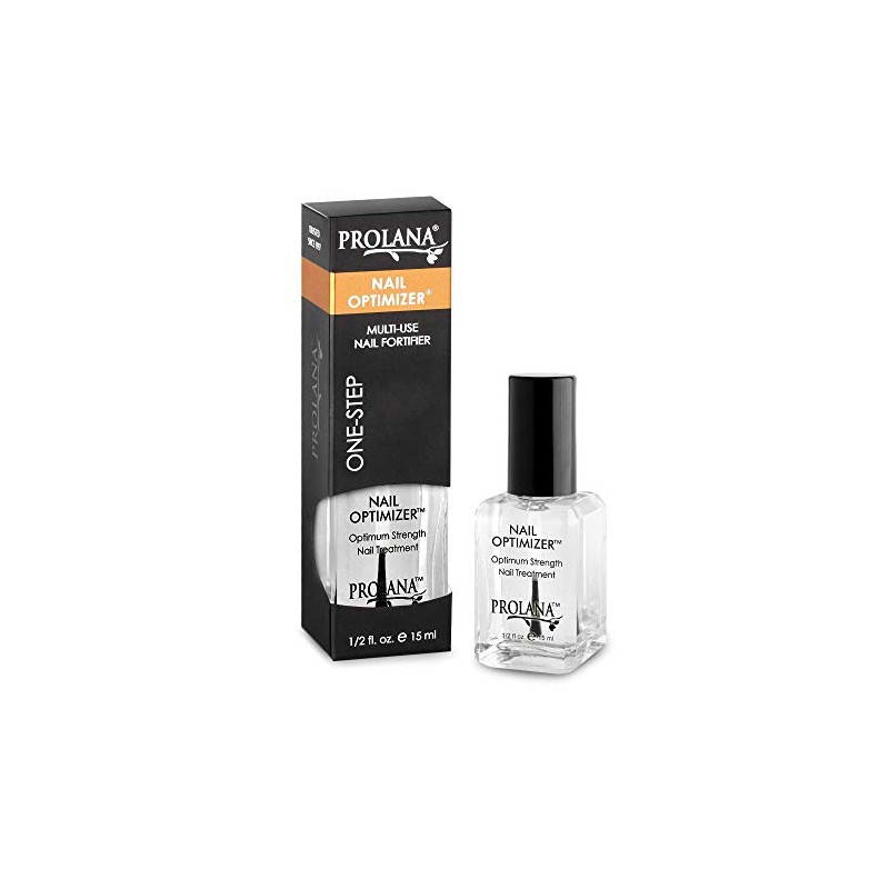 Prolana Optimizador de uñas, capa base extra fuerte fortalecedora de