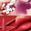 Set 18 Labiales Mate En Barra De Larga Duración 220-m418-18pcs