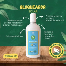 Bloqueador Solar Producto Natural