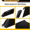 CNNELL Rear Outside D Pillar Molding Trim Compatible with Land