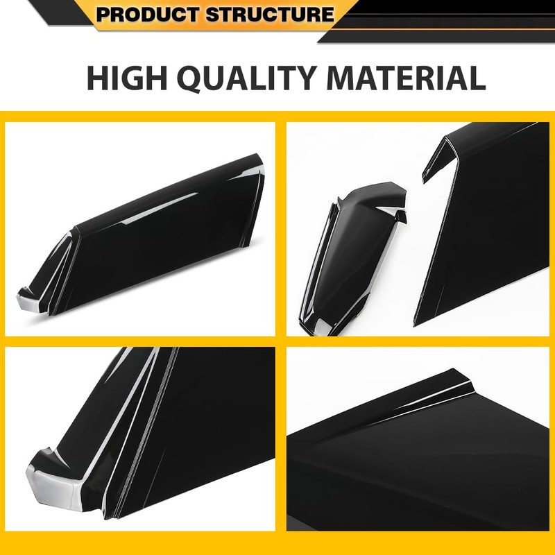 CNNELL Rear Outside D Pillar Molding Trim Compatible with Land