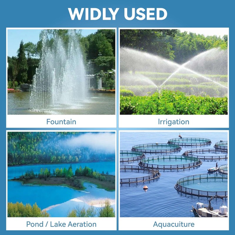 MEISHUNDA 3/8 Inch Self Sinking Aeration Hose,100 feet Weighted Pond