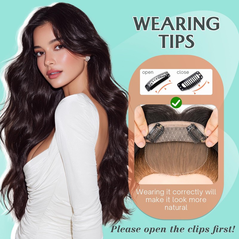 Benehair 100% Remy Human Hair Toppers for Women, 9 *