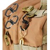 SquEqu 5 Pack Dual Locking Carabiner Clips with Double-Ended Wiregate
