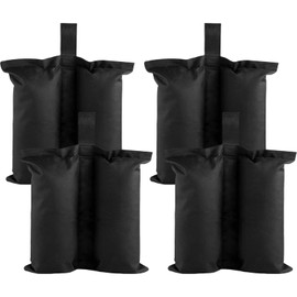 4 Pack Sandbags Weights, Sand Bags for Gazebo Legs, Sand Bags Without Sand, Trampoline Weights for Canopies Umbrellas & Furniture