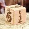 keepdrum Music Cube Rock and Roll Gift Idea Wooden Cube