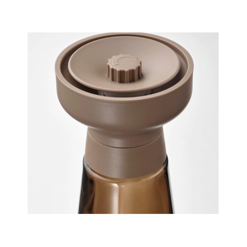 Ikea Halvtom Spice Mill, Glass/Brown, Set of 2 Piece per