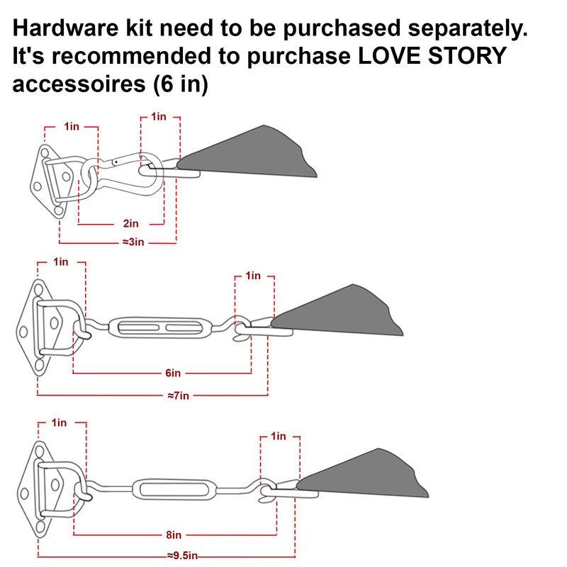 LOVE STORY Custom Size 7' x 11' Graphite Grey Rectangle