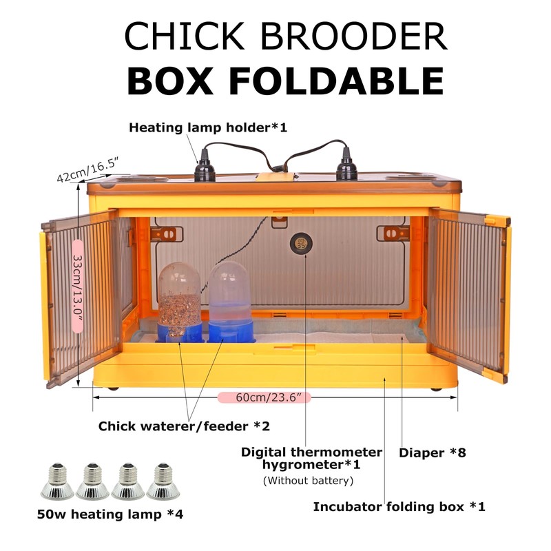 Chicken Brooder Box for Chicks Chicken Brooder Box Kit with