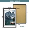 iRahmen 24x36 Poster Frame Set of 2 with Plexiglass, Black