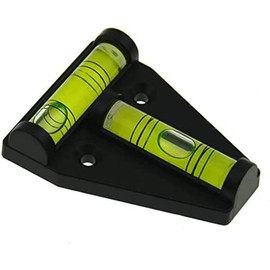 4 Black T Spirit Levels with Magnet consist of GFNT tools, horizontal bubbles, three legs, machines, shelves and other magnetic functions (with magnet)