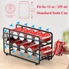 Canyave Soda Can Organizer Storage Rack, 2 Pack Stackable Beverage