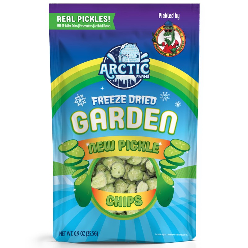 Arctic Farms Freeze Dried New Pickle Chips (Minimal Salt) (Large