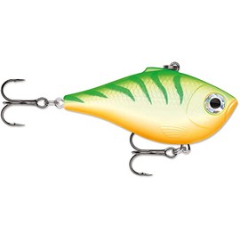Rapala Rippin' Rap 07 Green Tiger UV Lure, Multi, One Size (RPR07GTU)