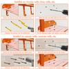 Taeoox Chainsaw Holder, Chainsaw Wall Mount for 12-20in Chainsaw Heavy