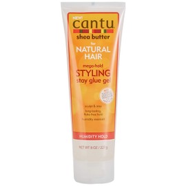 Cantu Natural Hair Styling Gel Stay Extreme Hold Tube, 8 Oz