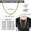 18k Gold Chain for Men and Women 24inch 3mm Custom