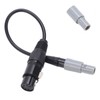 Aviation Headset Adapter 6pin LEMO to 5pin XLR High Density