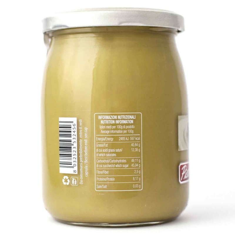 Pisti Sicilian Pistachio Cream Spread Baking Spreadable Smooth Paste Jar