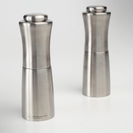T&G CrushGrind Apollo Stainless Steel Salt Mill, 15 cm