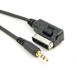 System-S Car Adaptor Cable Stereo 3.5 mm Audio Aux Cable for Media Interface