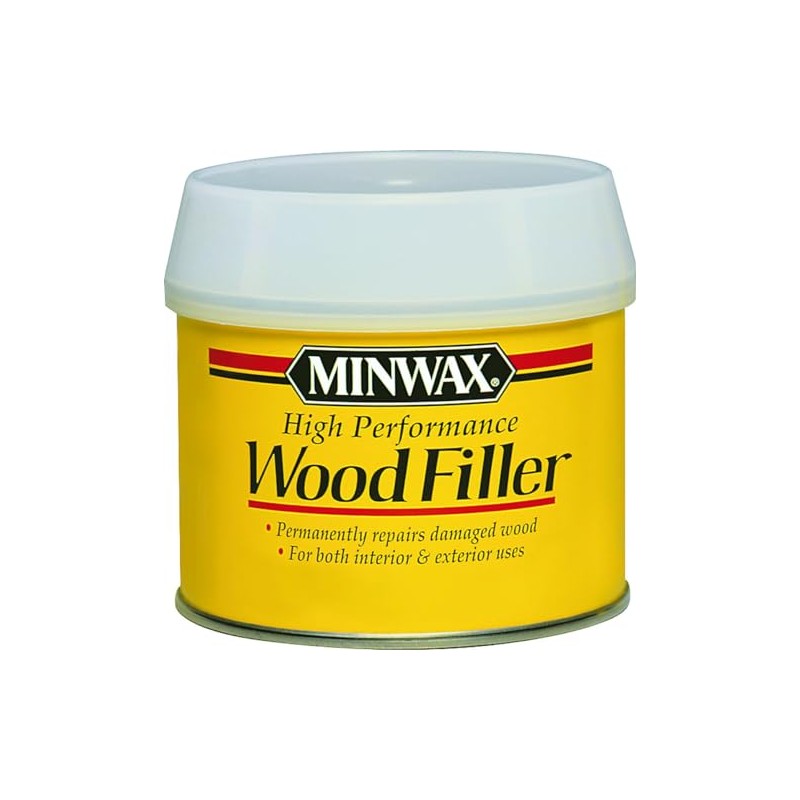 Minwax 41600000 High-Performance Wood Filler, 6-Ounce