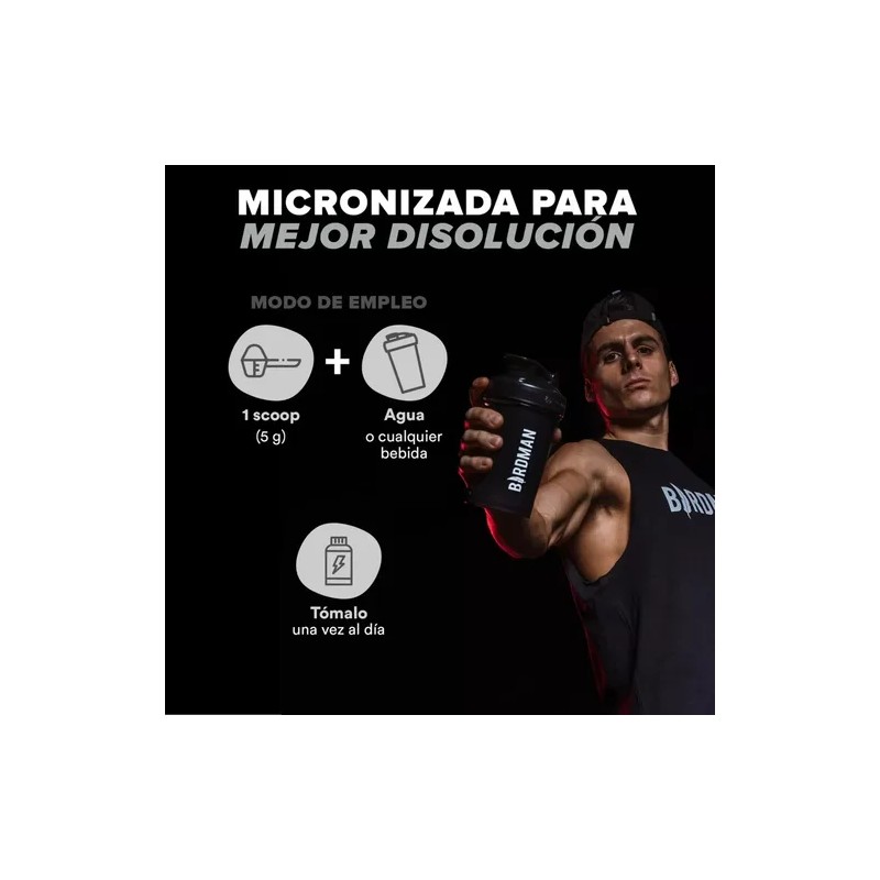 Birdman Bcaas Glutamina 405g Creatina Monohidratada 450g
