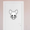 Extra Large 460mm 'Cute Bat' Permanent Sticker Decal for Cars/Windows/Bins/Walls