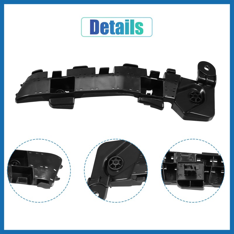 A ABSOPRO 1 Pair Left Right Side Car Front Bumper