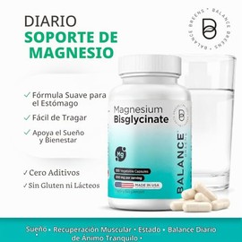 Balance Breens Bisglicinato de magnesio - 120 cápsulas vegetales