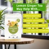 Samcci - Lemon Ginger Tea Bags, 50 Teabags - Great