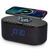 Sound Machine Alarm Clock for Bedrooms: Bluetooth 10W Stereo Sound