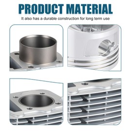 Top End Rebuild Kit Cylinder 63mm STD Pistion Gasket for Honda XR200 XR200R XL200R TLR200 1986-1987