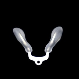 Eyeglass Saddle Bridge Nose Pads Pieces Sunglasses Silicone U-Shape Metal Core and Screwdriver for Reading Glasses