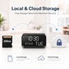 Clock Camera with 1080P HD Live, AI Human Motion Alerts,