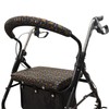 Rollator Walker Seat and Backrest Rollbar Covers Set Adjustable Patterns