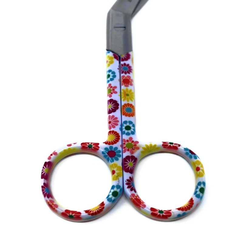 Colourful Flower Pattern Nurse Nursing Vet Veterinary Bandage Scissors Coopers