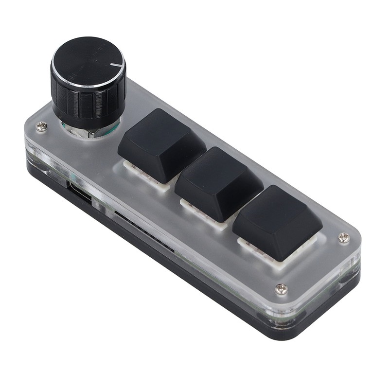 Custom Keypad 3 Key 1 Knob Mini Mechanical Keypad with