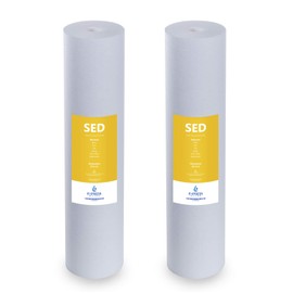 Express Water – 2 Pack Sediment Replacement Filter – Whole House Replacement Water Filter – SED High Capacity Water Filter – 5 Micron Water Filter – 4.5” x 20” inch…