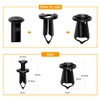 GOOACC 70PCS Engine Under Cover Splash Shield Guard Body Bolts