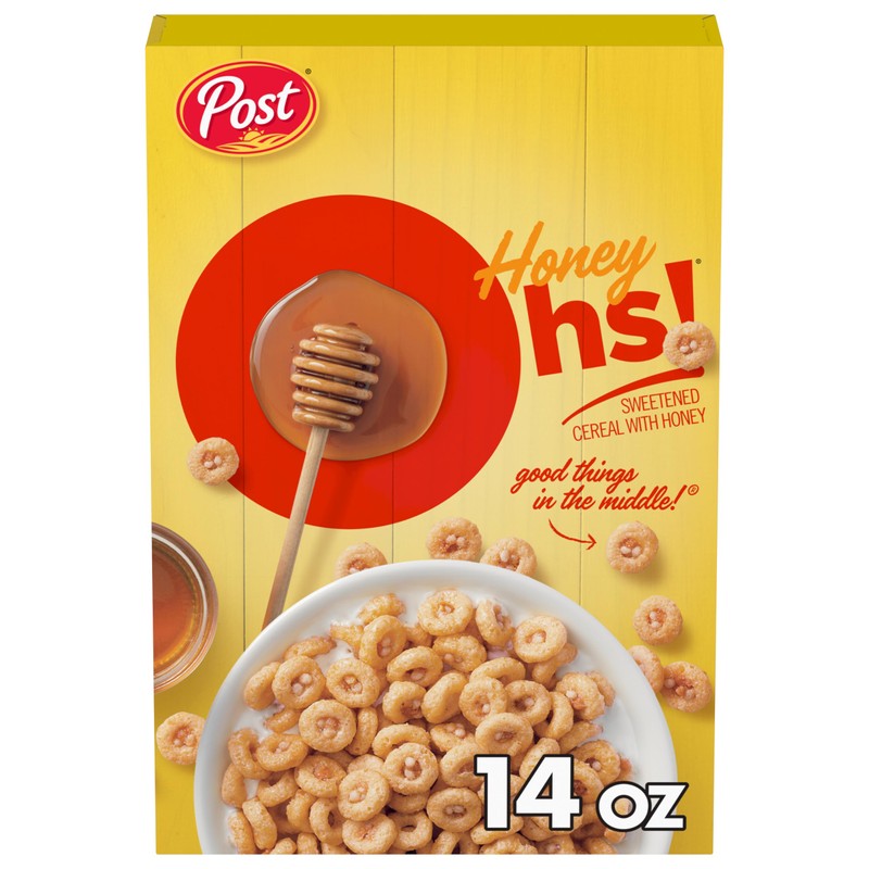 Honey Ohs! Crunchy Breakfast Cereal Os Made with Sweetened Corn,