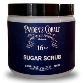 Payden's Cobalt Cashmere & Oakmoss For Men Scented Sugar Scrub, 16 Oz